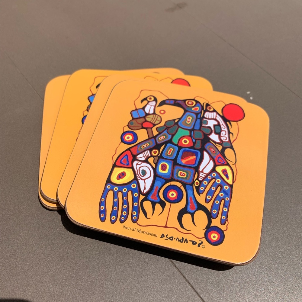Sepe Norval Morrisseau Art Coasterts